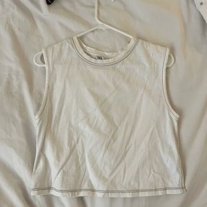 Zara crop tank top